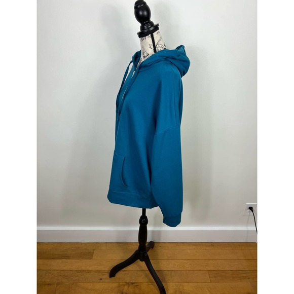 Time and Tru lightweight fleece lined  zip up hoodie sweatshirt with pockets - Picture 12 of 12
